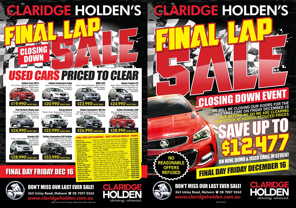 Claridge Holden | Print Ad | Marketing Catalyst